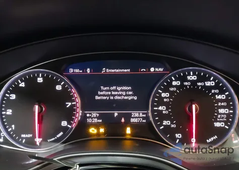 2016 Audi A6 3.0T Premium Plus из США, поврежденный, VIN WAUFGAFC9GN007746